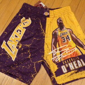 Shaquille O'Neal Los Angeles Lakers Mitchell & Ness Hardwood Classics Player Bur